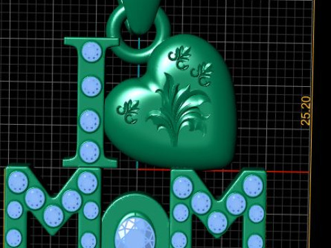 Gold Pendant 3D 打印模型