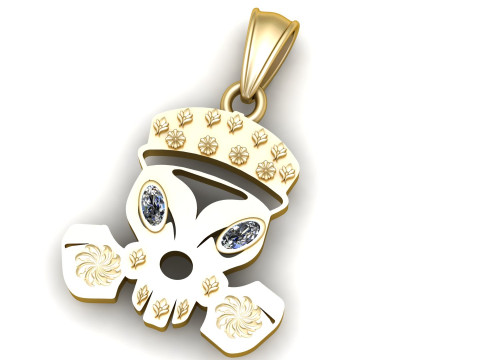 Alien Pendant 3D 打印模型