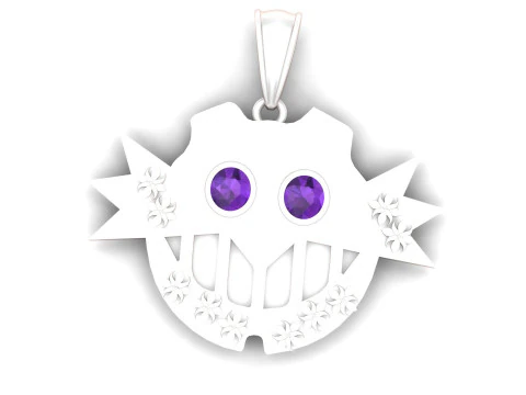 Spiked Pendant 3D Print Model