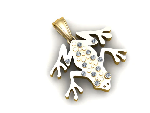 Spiked Pendant 3D Print Model