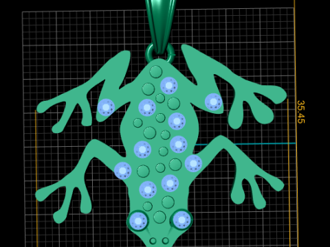 Spiked Pendant 3D प्रिंट मॉडल