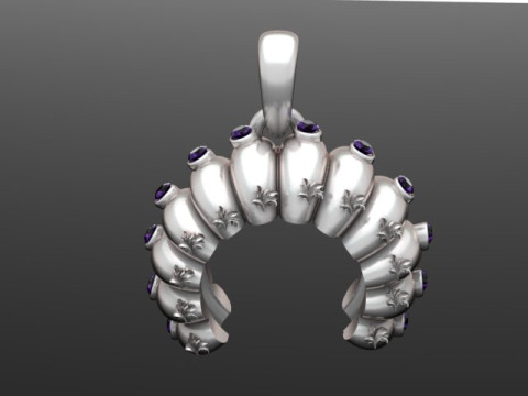 Shell Design Jewelry 3D Print Model