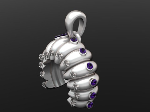 Shell Design Jewelry 3D Print Model