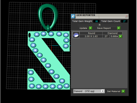 3D Alphabet Pendant 3D Принт Модель