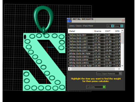 3D Alphabet Pendant 3D Принт Модель