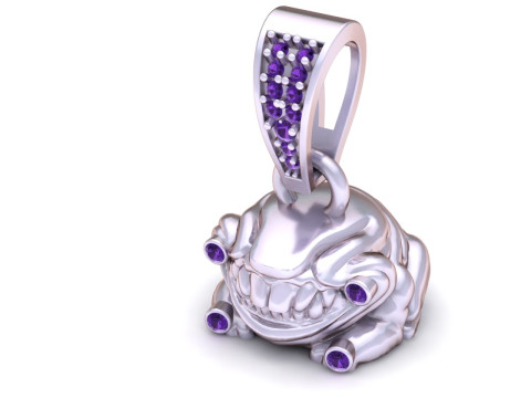 3D Monster Pendant 3D 프린트 모델