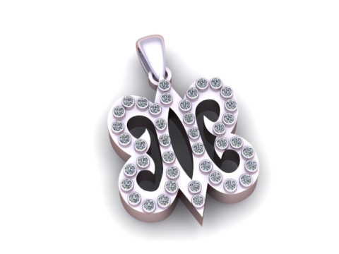3D Butterfly Pendant 3D Druckmodell