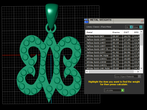 3D Butterfly Pendant 3D Druckmodell