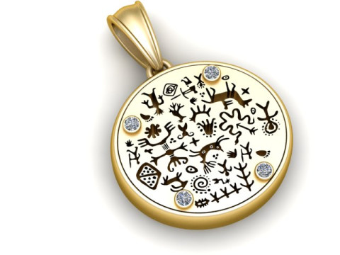 Tribal Pendant 3D Baskı Modeli