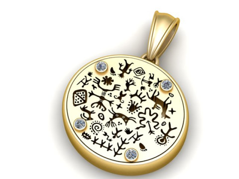 Tribal Pendant 3D Baskı Modeli