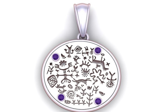 Tribal Pendant 3D Baskı Modeli