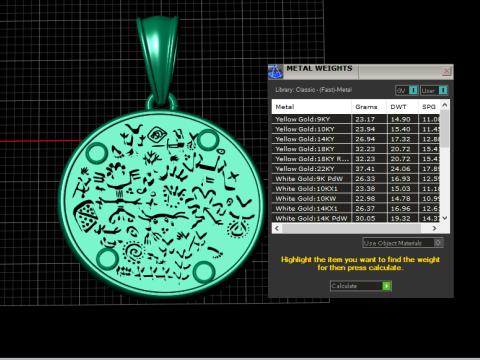 Tribal Pendant 3D Baskı Modeli