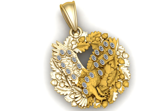 Eagle Pendant 3D 打印模型