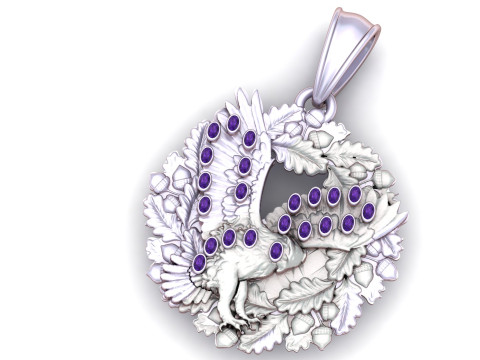 Eagle Pendant 3D 打印模型