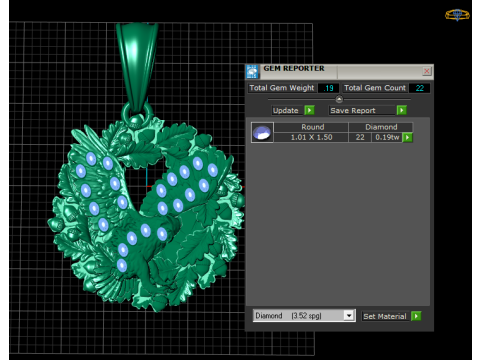 Eagle Pendant 3D 打印模型