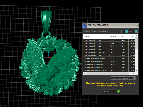Eagle Pendant 3D 打印模型