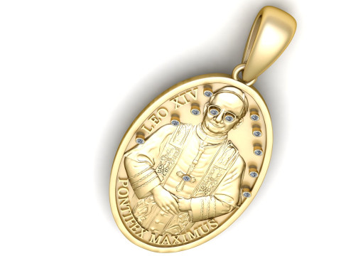 Pope Pendant 3D 打印模型