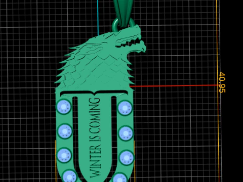 GameOfThronesPendant 3D Print Model