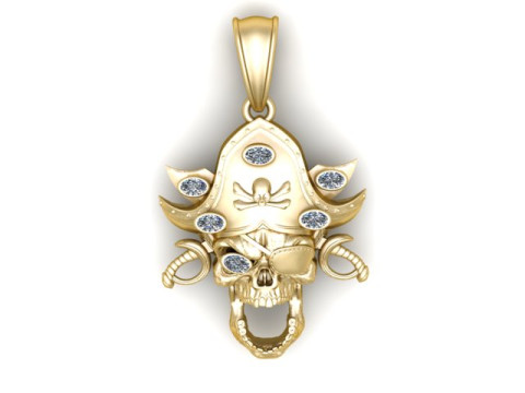 PiratePendant 3Dプリントモデル