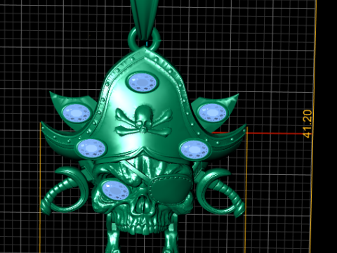 PiratePendant 3Dプリントモデル