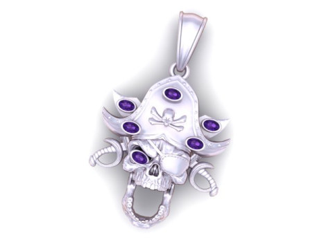 PiratePendant 3Dプリントモデル