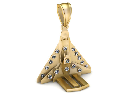 Jet Pendant 3D 打印模型