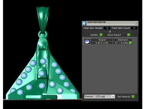Jet Pendant 3D Print Model