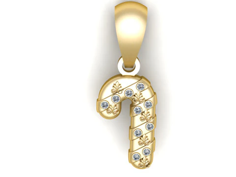 ナンバー 7 ペンダント 3Dプリントモデル