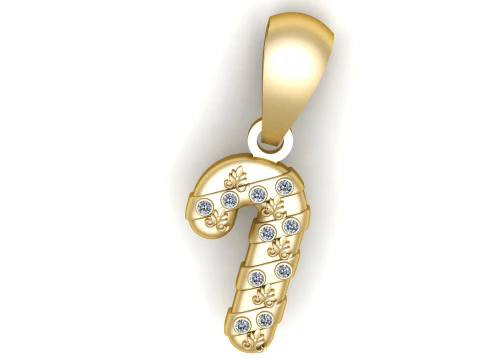 Number 7 Pendant 3D Print Model