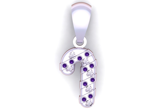 Number 7 Pendant Modèles 3D en vedette