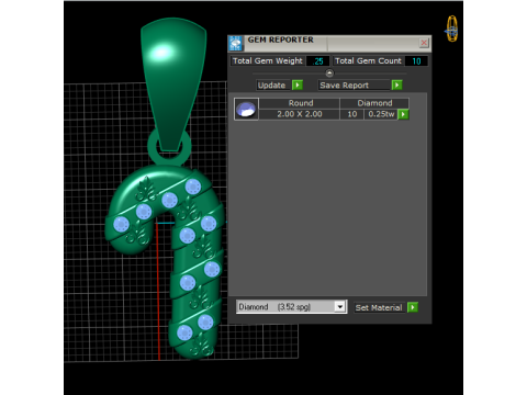Number 7 Pendant Modèles 3D en vedette
