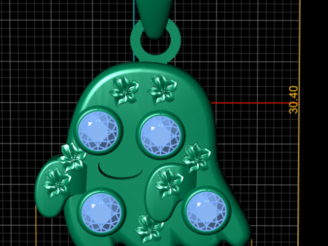 Emoji Pendant 3D Принт Модель