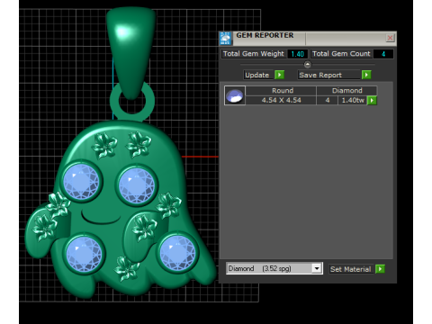 Emoji Pendant 3D Принт Модель