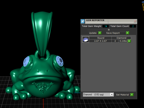Frog Pendant 3D प्रिंट मॉडल
