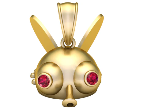 Pendentif diamant unique Modèle 3D