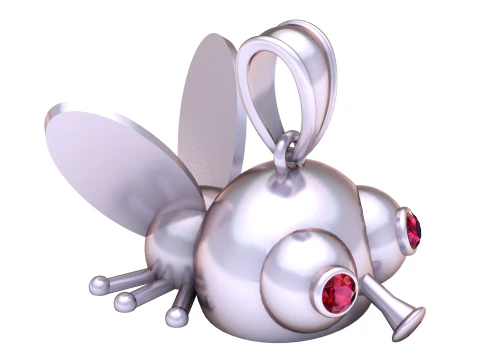 Unique Diamond Pendant 3D Model