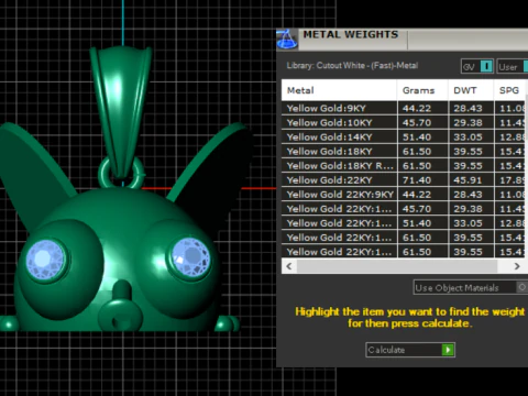 Unique Diamond Pendant 3D Model
