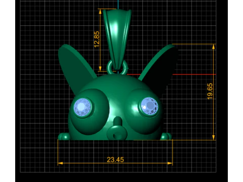 Unique Diamond Pendant 3D Model