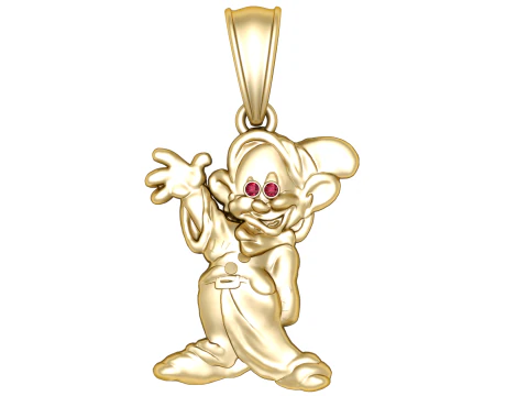 Ciondoli Zoty z Krasnalem Prezent Modello 3D