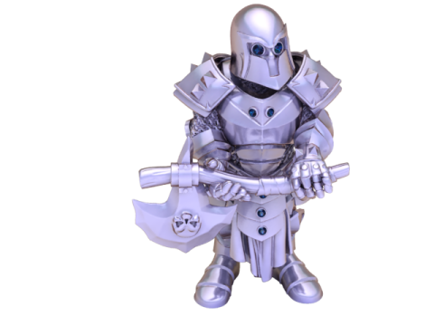 Guerriero corazzato guardiano del Cavaliere d'Oro da collezione Modello 3D