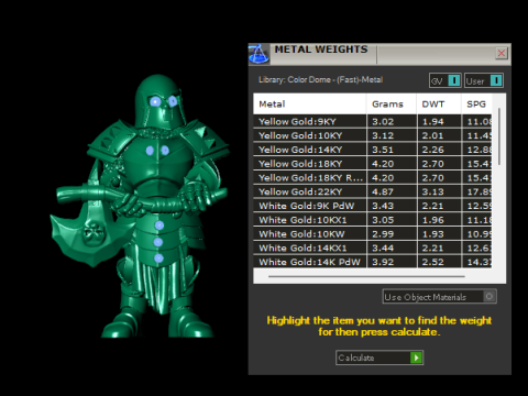 Guerriero corazzato guardiano del Cavaliere d'Oro da collezione Modello 3D