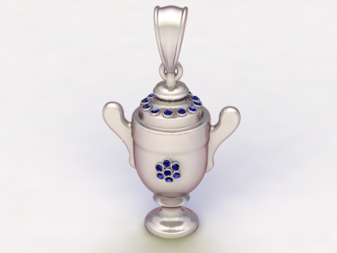 Кулон &laquo;Золотий Кубок Перемоги&raquo; Престижний трофей 3D Модель