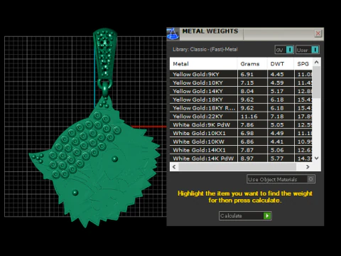 Diamond Hedgehog Charm Pendant 3D Model