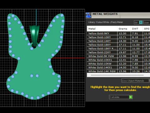 Luxury Eagle Head Pendant 3D Model
