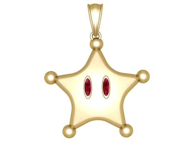 Pumpkin Skull Gemstone Pendant Luxury Fantasy Halloween 3D Jewelry Model 3D Model .c4d .max .obj .3ds .fbx .stl .blend