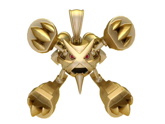 Warforge Guardian Pendant Armored Mech Fantasy 3D Jewelry Model 3D Model .c4d .max .obj .3ds .fbx .stl .blend 