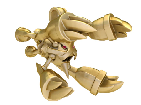 Warforge Guardian Pendant Armored Mech Fantasy 3D Jewelry Model 3D Model