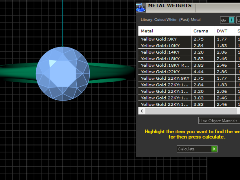 Royal Crimson Solitaire Gold Ring 3D Print Model