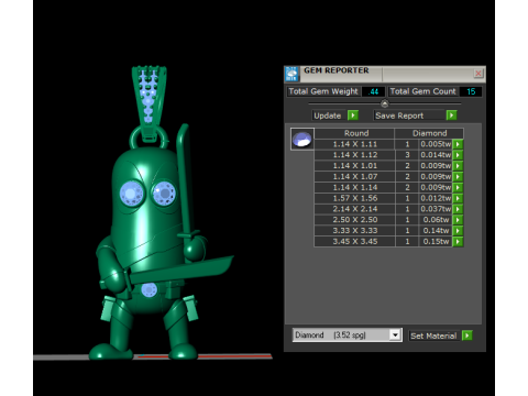Wisiorek ze złotym robotem-wojownikiem Model do druku 3D