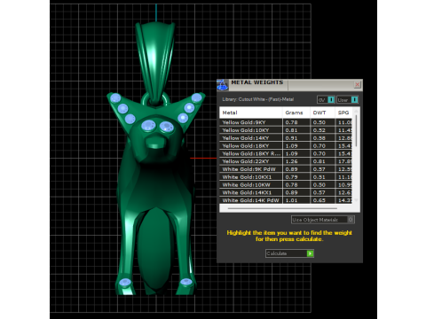 Guardian Wolf Pendant 3D Print Model
